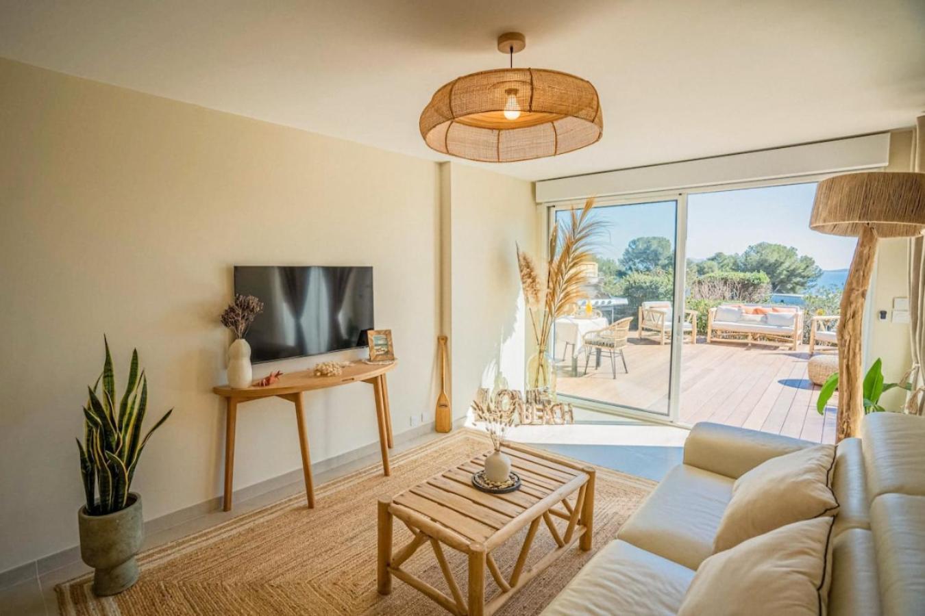Logement Vue Mer Splendide - Situe A 50 Metres Du Bord De Mer Et 2 Minutes Des Plages - Bandolina Esterno foto