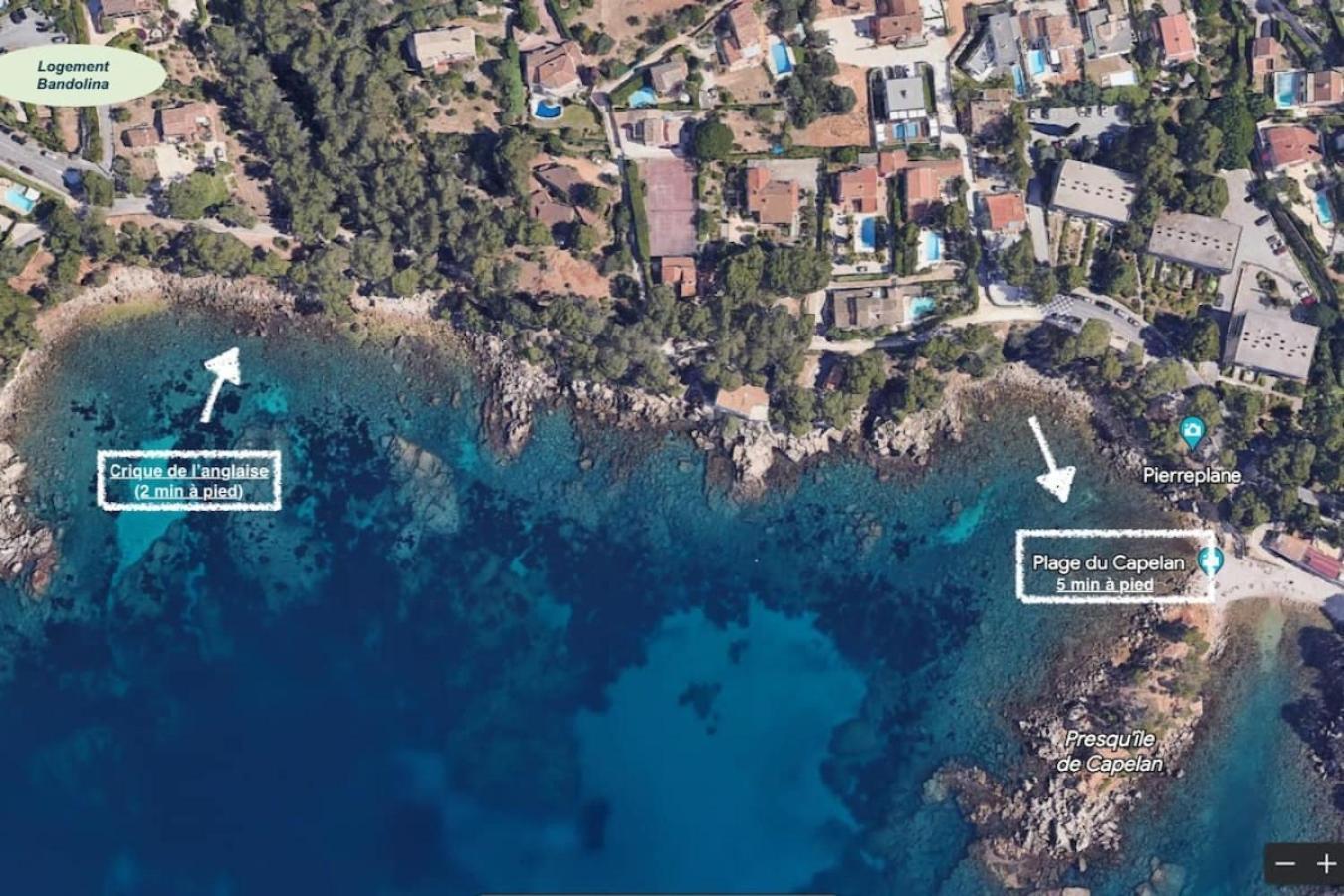Logement Vue Mer Splendide - Situe A 50 Metres Du Bord De Mer Et 2 Minutes Des Plages - Bandolina Esterno foto